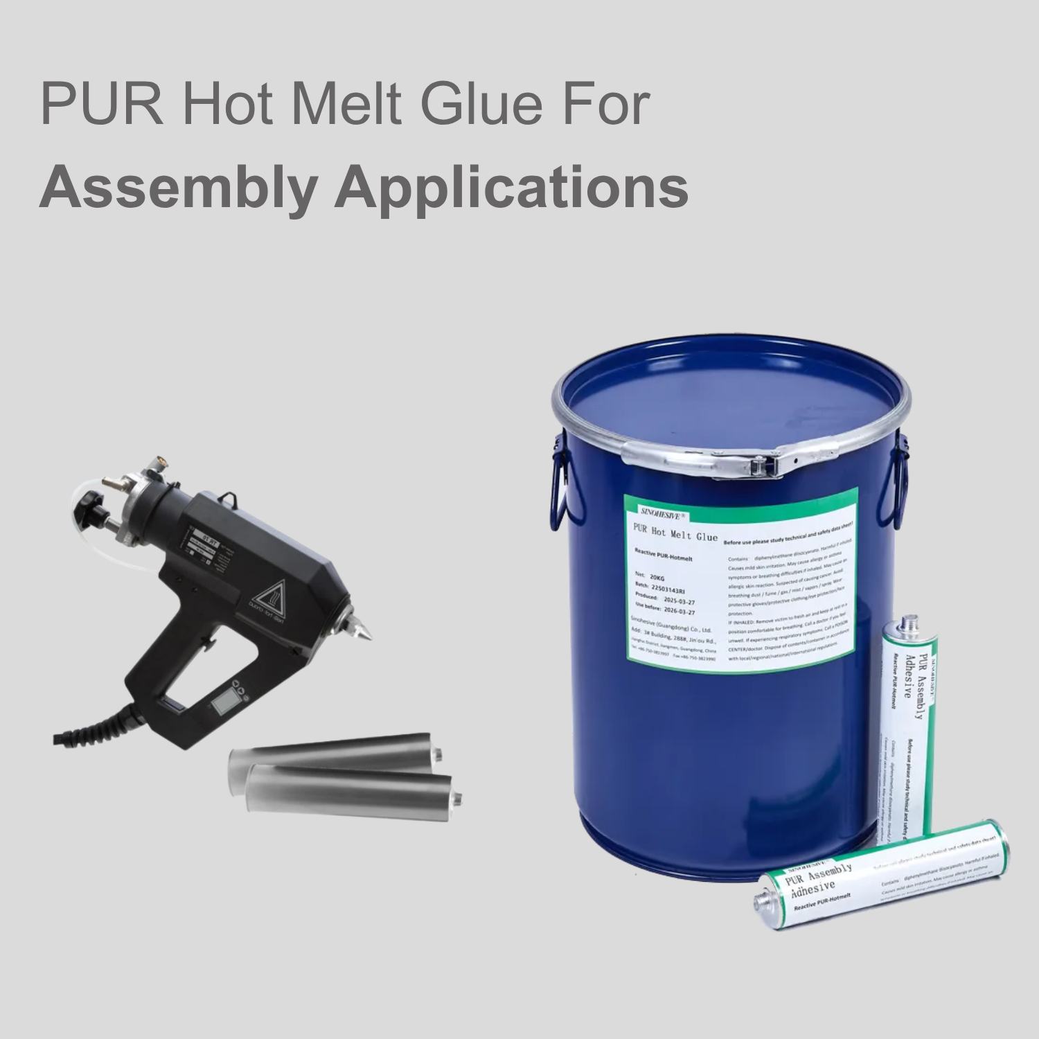 PUR Hot Melt Glue For Assembly applications