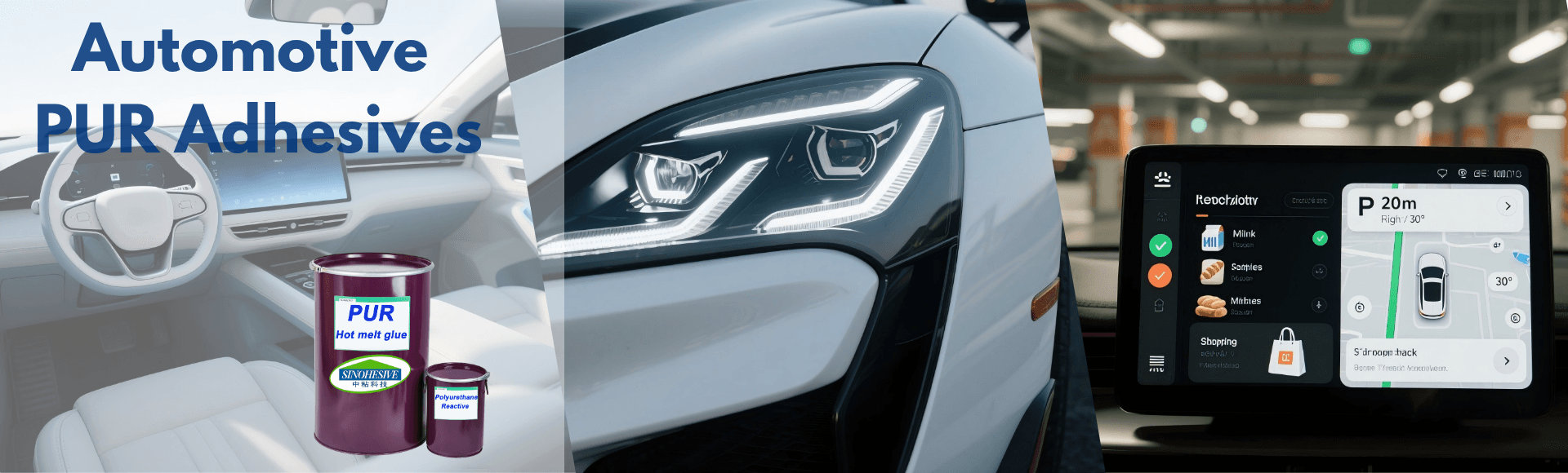 Automotive PUR adhesives