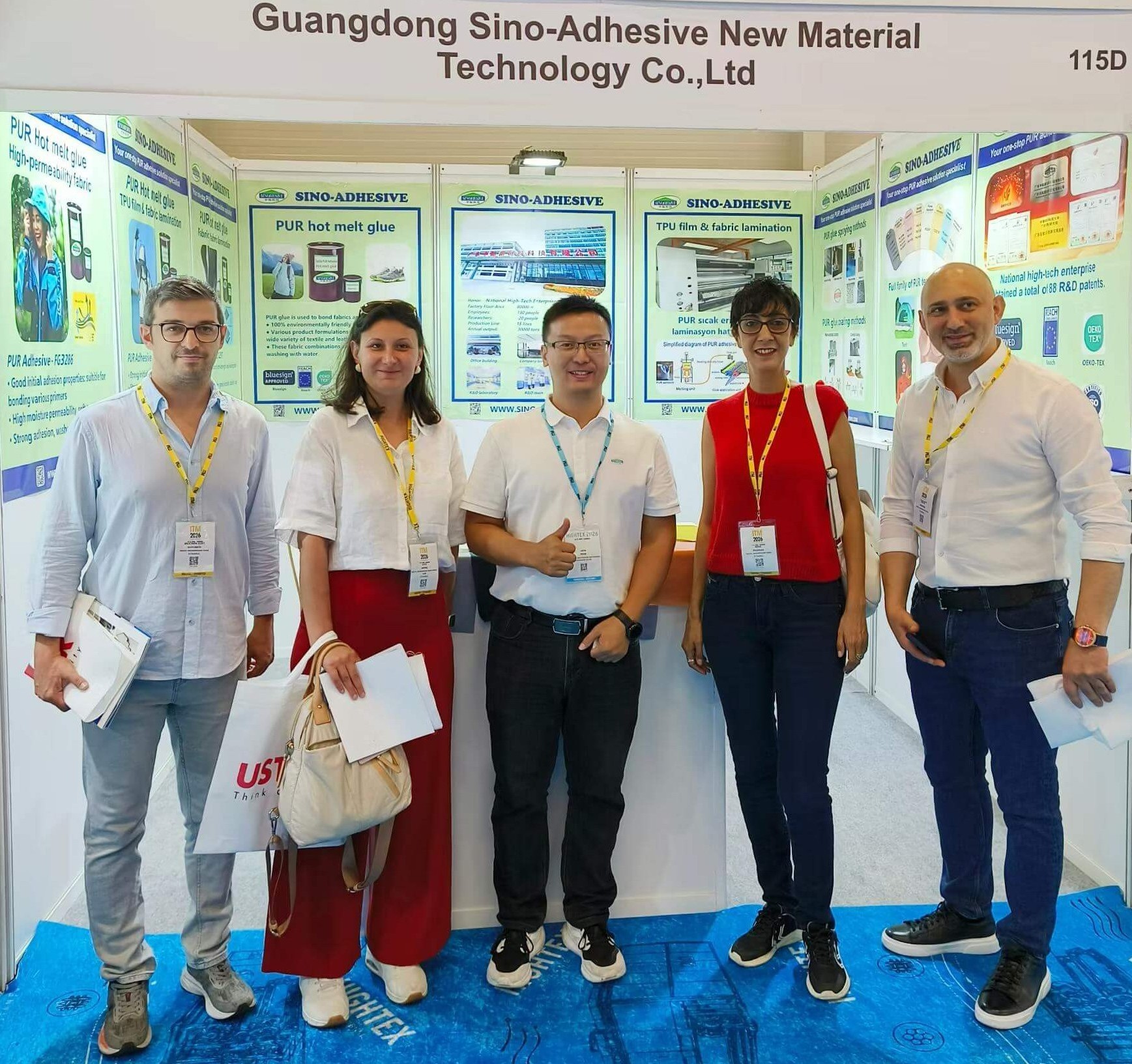 Sino-adhesives Customers in ITM 2026 Sino-adhesives Customers in ITM 2026